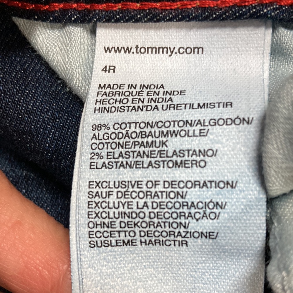 Tommy Hilfiger straight leg jeans size 4 - Picture 3 of 4
